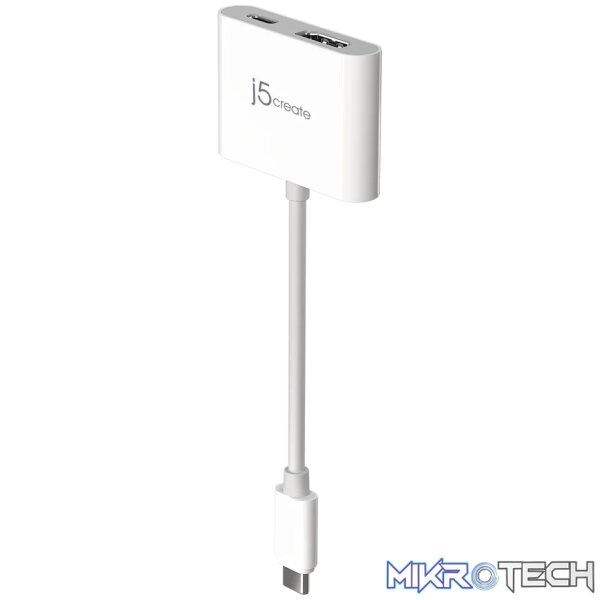J5 Create JCA152 USB-C to 4K HDMI Adapter with Power Delivery - Image 3