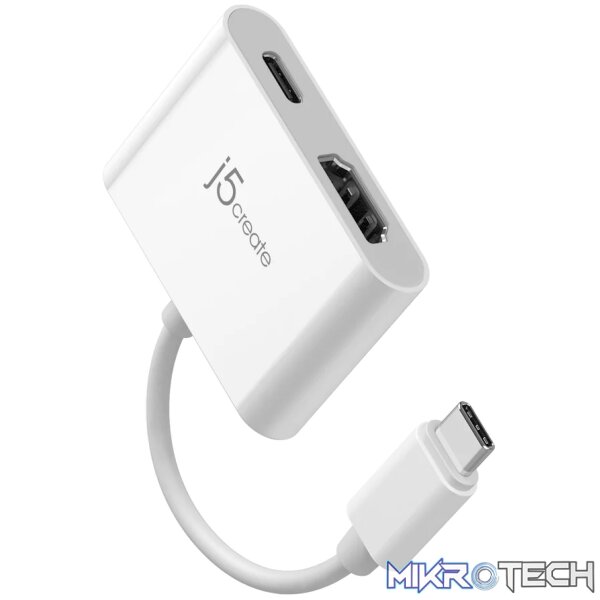 J5 Create JCA152 USB-C to 4K HDMI Adapter with Power Delivery - Image 4
