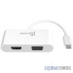 J5 Create JCA174 USB-C to VGA & HDMI Adapter - Image 2