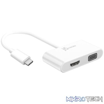 J5 Create JCA174 USB-C to VGA & HDMI Adapter