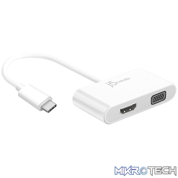 J5 Create JCA174 USB-C to VGA & HDMI Adapter J5 Create JCA174 USB-C to VGA & HDMI Adapter