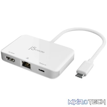 J5 Create JCA351 USB-C to 4K HDMI Ethernet Adapter