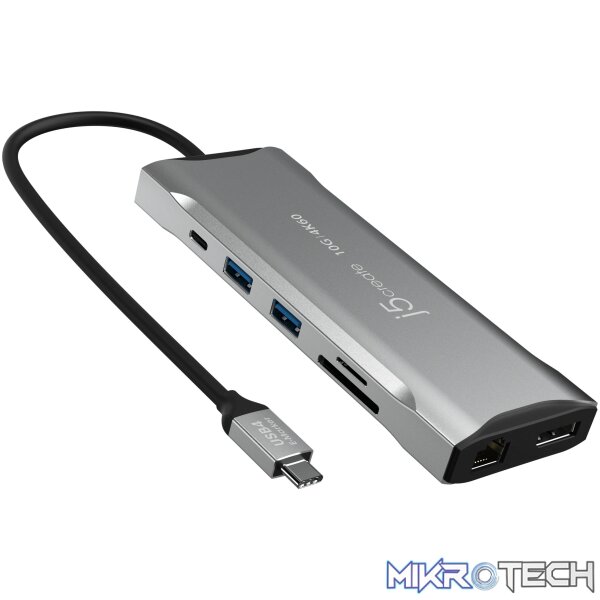 J5 Create JCD397 4K60 Elite Triple-Monitor Mini Dock - Image 2