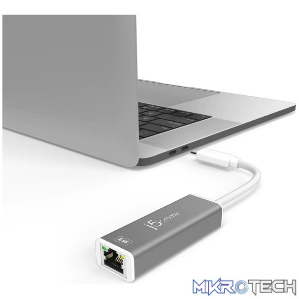 J5 Create JCE145 USB Type-C to 2.5 Gigabit Network Adapter - Image 3