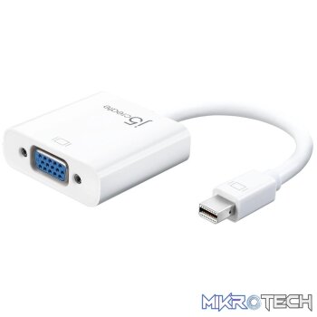 J5 Create JDA112 mini DisplayPort to VGA Adapter