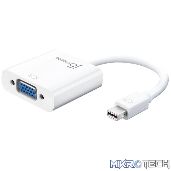 J5 Create JDA112 mini DisplayPort to VGA Adapter J5 Create JDA112 mini DisplayPort to VGA Adapter