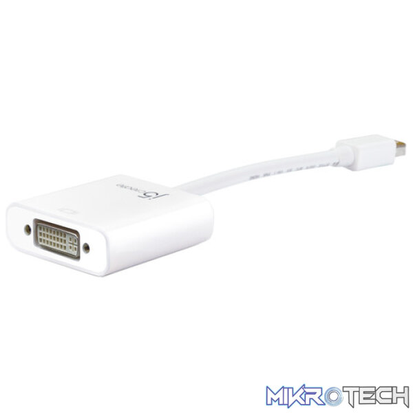J5 Create JDA132 Mini DisplayPort to DVI Adapter - Image 2