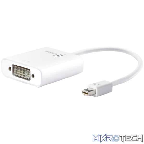 J5 Create JDA132 Mini DisplayPort to DVI Adapter J5 Create JDA132 Mini DisplayPort to DVI Adapter