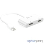 J5 Create JDA146 mini DisplayPort to Dual 4K DisplayPort Adapter