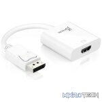 J5 Create JDA154 DisplayPort to HDMI Active Adapter
