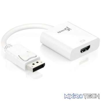 J5 Create JDA154 DisplayPort to HDMI Active Adapter