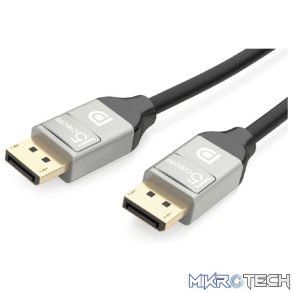 J5 Create JDC42 4K DisplayPort Cable - 1.8m J5 Create JDC42 4K DisplayPort Cable - 1.8m
