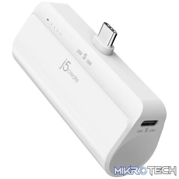J5 Create JPB5220 USB Type-C Pocket Power Bank