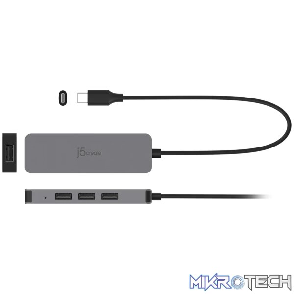 J5 Create JTS223 Laptop Stand with USB 4-Port Hub - Image 3