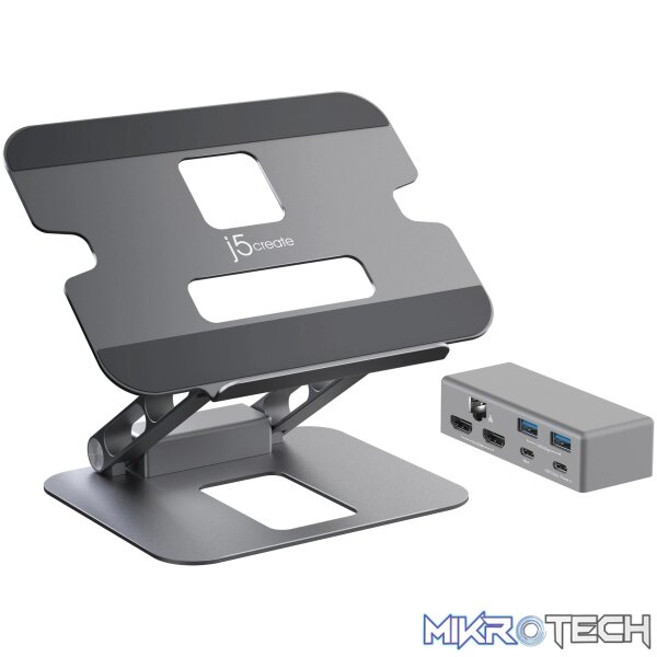 J5 Create JTS427 Multi-Angle Dual HDMI Docking Stand - Image 2