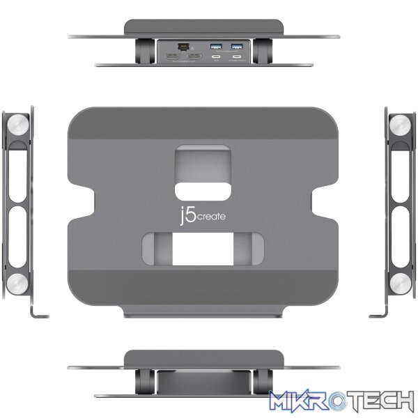 J5 Create JTS427 Multi-Angle Dual HDMI Docking Stand - Image 3