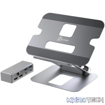 J5 Create JTS427 Multi-Angle Dual HDMI Docking Stand