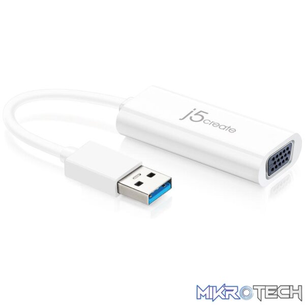 J5 Create JUA214 USB 3.0 to VGA Adapter - Image 2