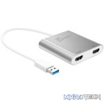 J5 Create JUA365 USB 3.0 to Dual HDMI Multi-Monitor Adapter