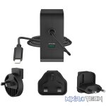 J5 Create JUP25102V 102W GaN PD USB-C 2-Port Charger with Changeable AC Plugs - Image 3