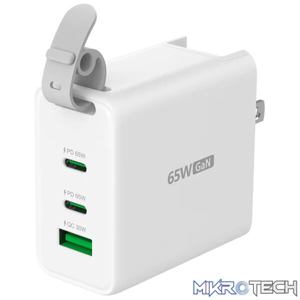 J5 Create JUP3565V 65W GaN USB-C 3-Port Traveler Charger - Image 2