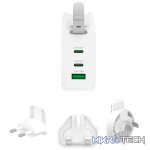 J5 Create JUP3565V 65W GaN USB-C 3-Port Traveler Charger