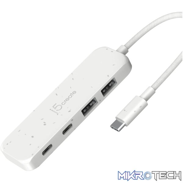 J5 Create USB-C to 4-Port Type-C & Type-A Gen 2 Hub - Image 3