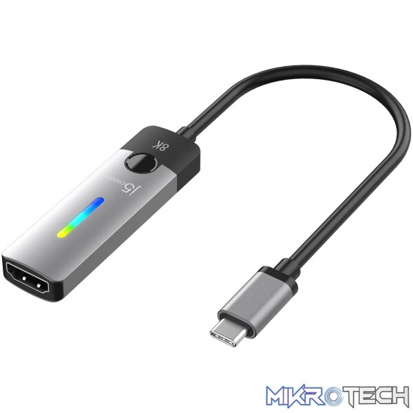 J5 Create USB-C to HDMI 2.1 8K Adapter J5 Create USB-C to HDMI 2.1 8K Adapter