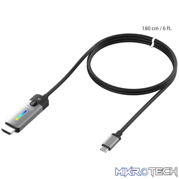 J5 Create USB-C to HDMI 2.1 8K Cable - Image 2