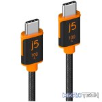 J5 Create USB Type-C 100W Charge and Sync Cable - 3m