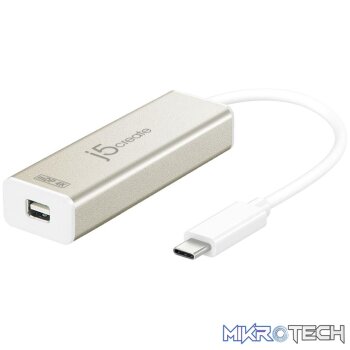 J5 Create USB Type-C to 4K mini DisplayPort Adapter