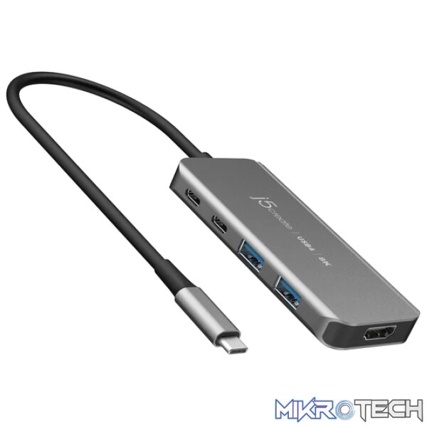 J5 Create USB4 8K60 Slim Hub J5 Create USB4 8K60 Slim Hub