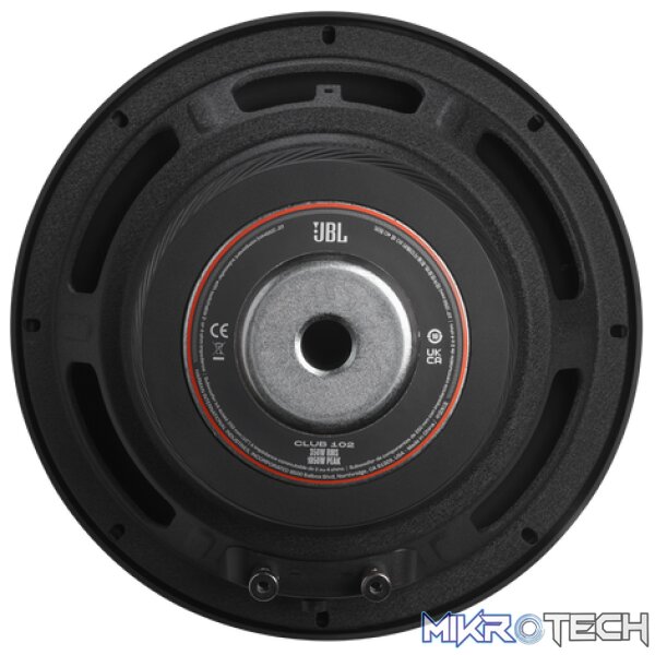 JBL CLUB102SL 10" 300RMS 1050W SVC Slimline Subwoofer - Image 2
