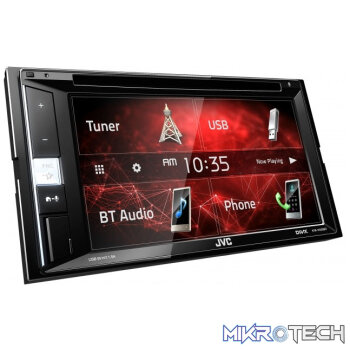 JVC KW-V250BTM DVD/CD/USB Receiver with 6.2-inch Touch Control Monitor Built-In Bluetooth