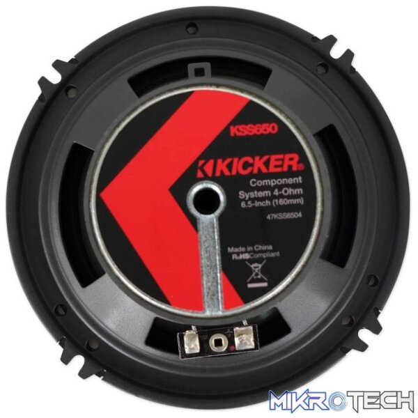 Kicker 47KSS6504 MID6 6.5" KS Series 100R Component Speaker Kit - Image 4