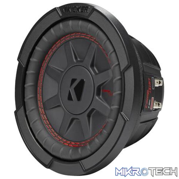 Kicker 48CWRT672 6.75" CompRT series subwoofer with dual 2-ohm voice coils Kicker 48CWRT672 6.75" CompRT series subwoofer with dual 2-ohm voice coils