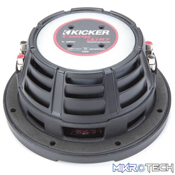 Kicker 48CWRT674 CompRT Series 6.75" subwoofer with dual 4-ohm voice coils - Image 3