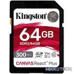 Kingston Canvas React Plus 64GB SD Memory Card - Image 2