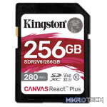 Kingston Canvas React Plus V60 256GB SDHC Memory Card - Image 2