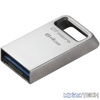 Kingston DataTraveler Micro 64GB USB 3.2 Gen 1 Flash Drive
