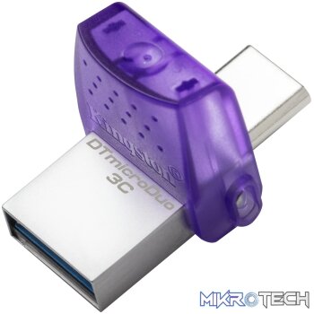 Kingston DataTraveler microDuo 3C 256GB USB3.2 Gen1 Type-C and Type-A Flash Drive