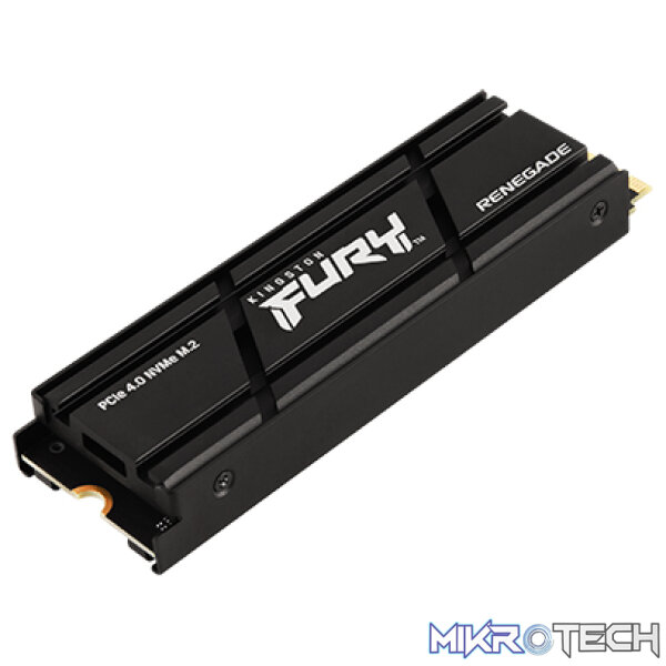 Kingston FURY Renegade 500GB PCIe Gen4 NVMe M.2 SSD (2280) with Heatsink - Image 2