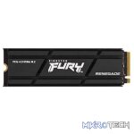 Kingston FURY Renegade 500GB PCIe Gen4 NVMe M.2 SSD (2280) with Heatsink