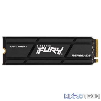 Kingston FURY Renegade 500GB PCIe Gen4 NVMe M.2 SSD (2280) with Heatsink