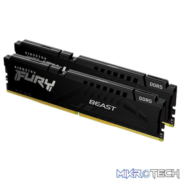Kingston Fury Beast 16GB (2x8GB) DDR5-6000 CL30 Kit - 1.4V Kingston Fury Beast 16GB (2x8GB) DDR5-6000 CL30 Kit - 1.4V