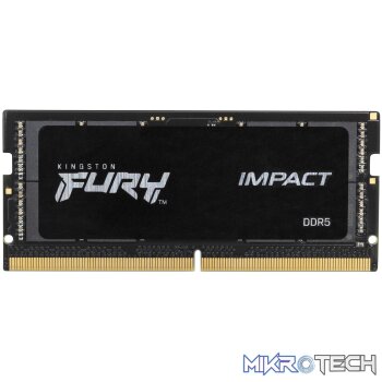 Kingston Fury Impact 64GB DDR5-4800 SODIMM Kit (2x32GB)- CL38