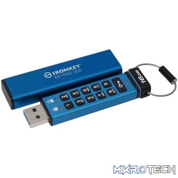 Kingston IronKey Keypad 200 USB Type-A 16GB Flash Drive