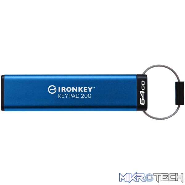 Kingston IronKey Keypad 200 USB Type-A 64GB Flash Drive - Image 2