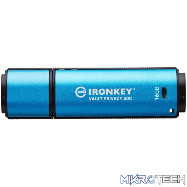 Kingston IronKey Vault Privacy 50 USB Type-C 16GB Flash Drive - Image 2