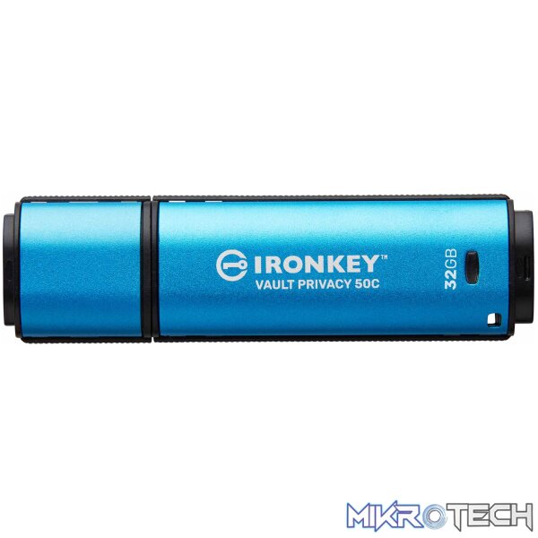 Kingston IronKey Vault Privacy 50 USB Type-C 32GB Flash Drive - Image 3